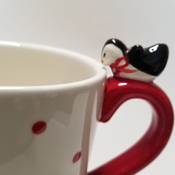 Penguin in the Bottom and on Handle Coffee Mug - Picture 3 of 5